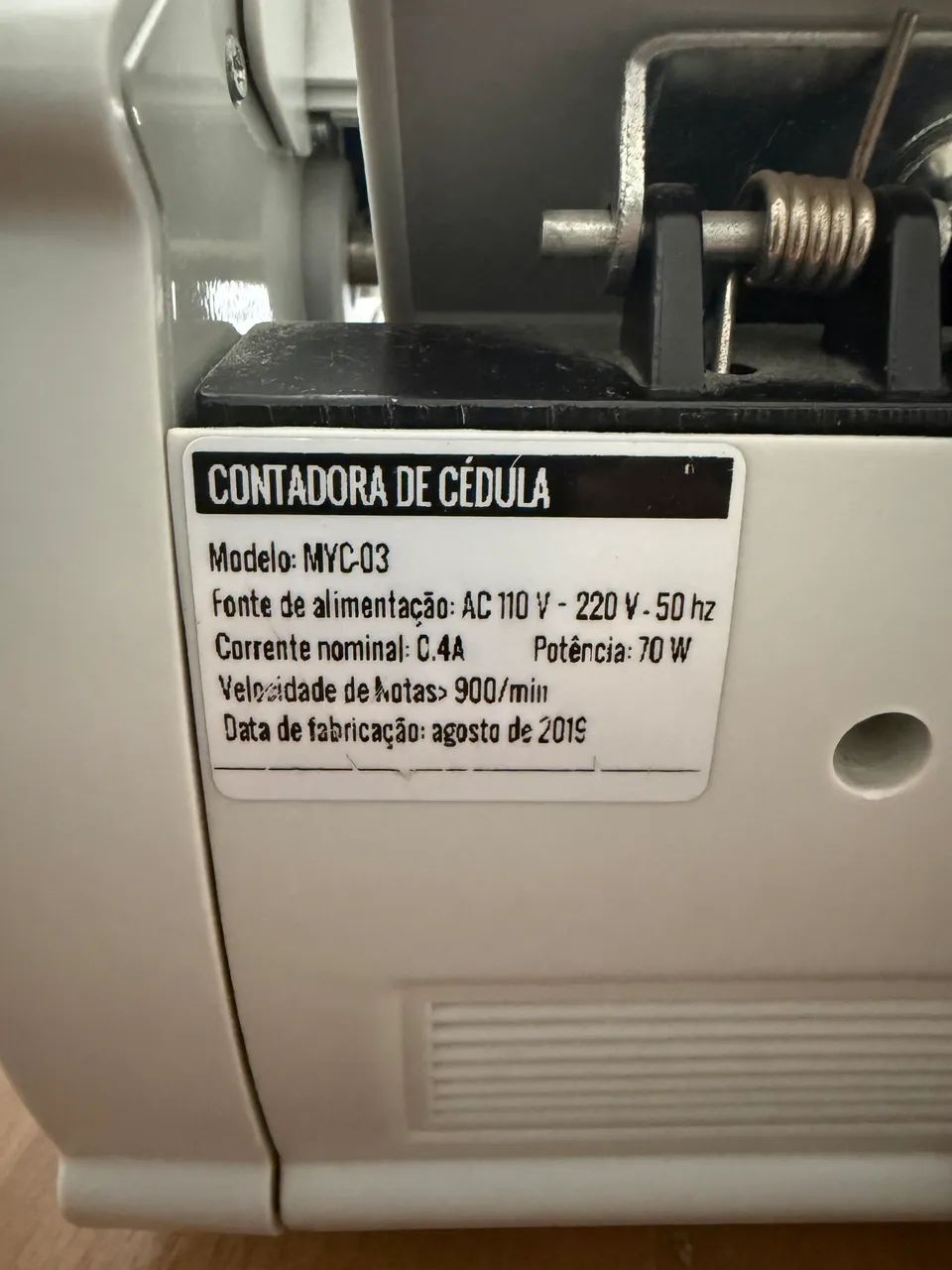 Contadora de Cédulas Tomate MYC-03  - Foto 2