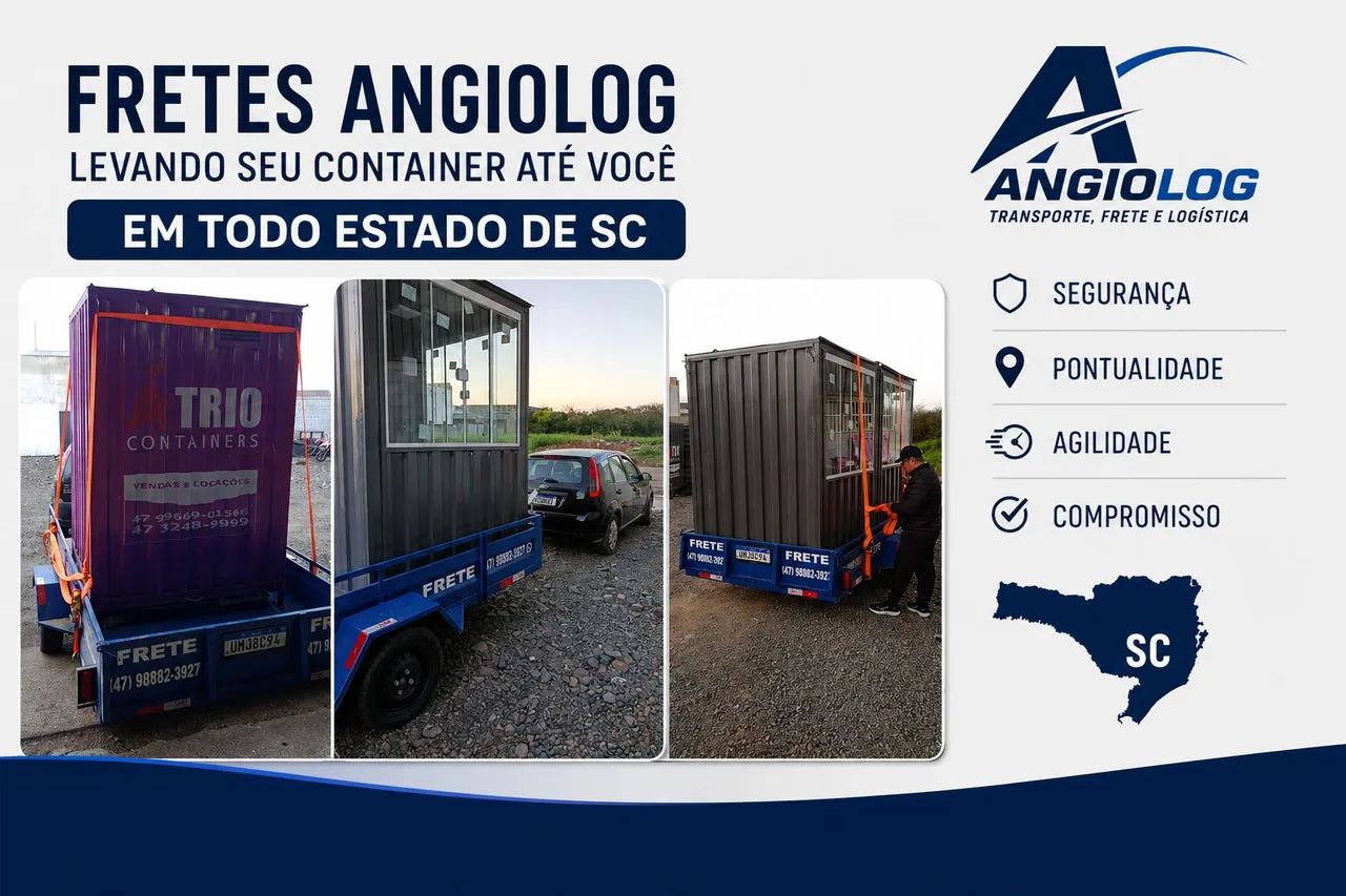 Frete de container para toda Santa catarinar