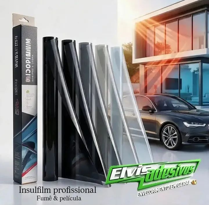Aplicação de insulfilm profissional 