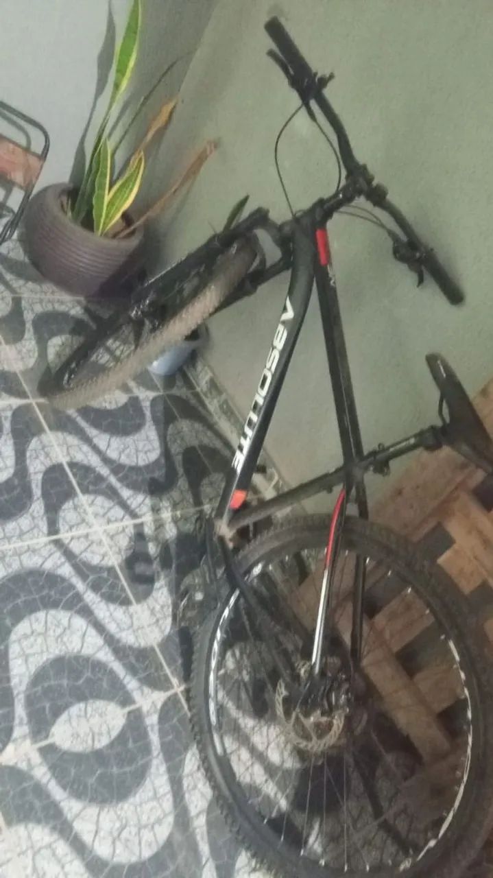 Bicicleta absolute freio a óleo 