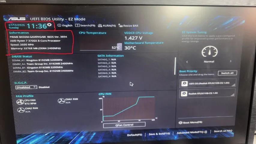 Computador Ryzen 7 3700X e 32gb de RAM - Foto 2