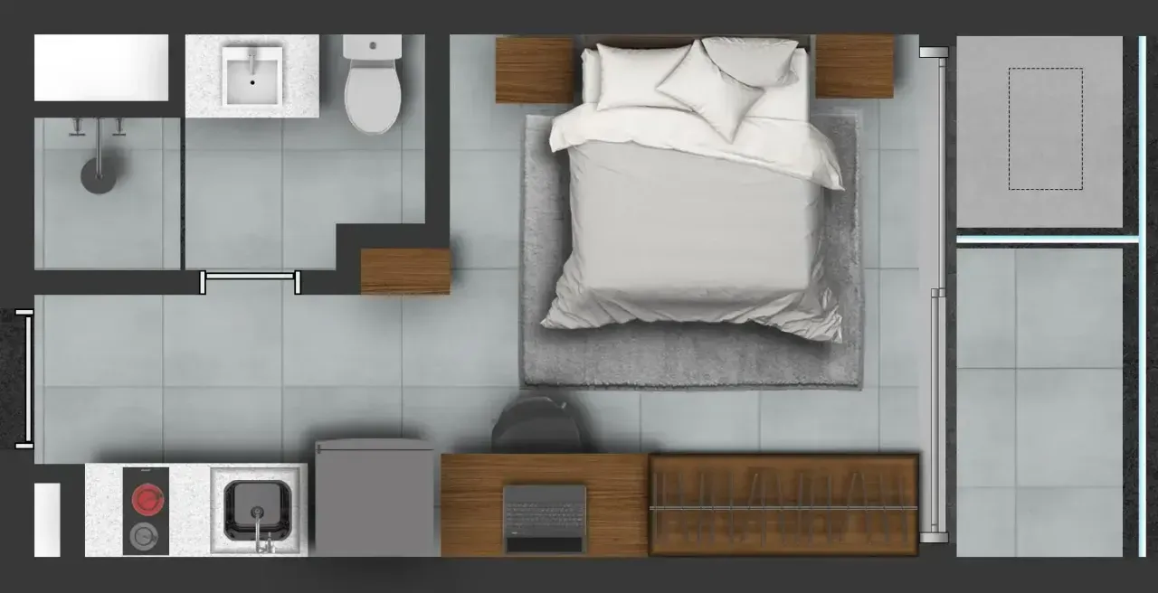 PLANTA 24m²