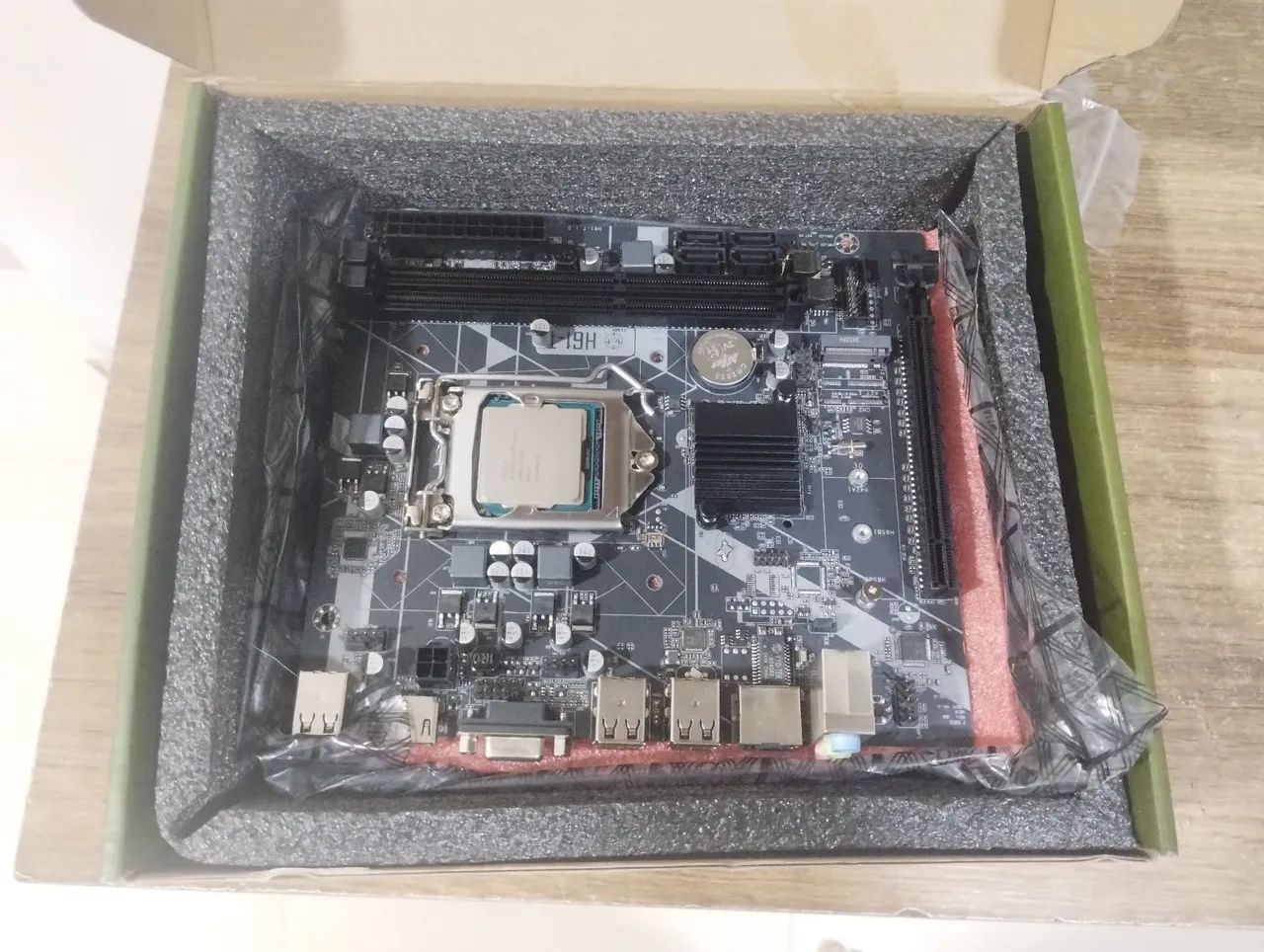 Kit placa mãe processador cooler memória han intel - Foto 4