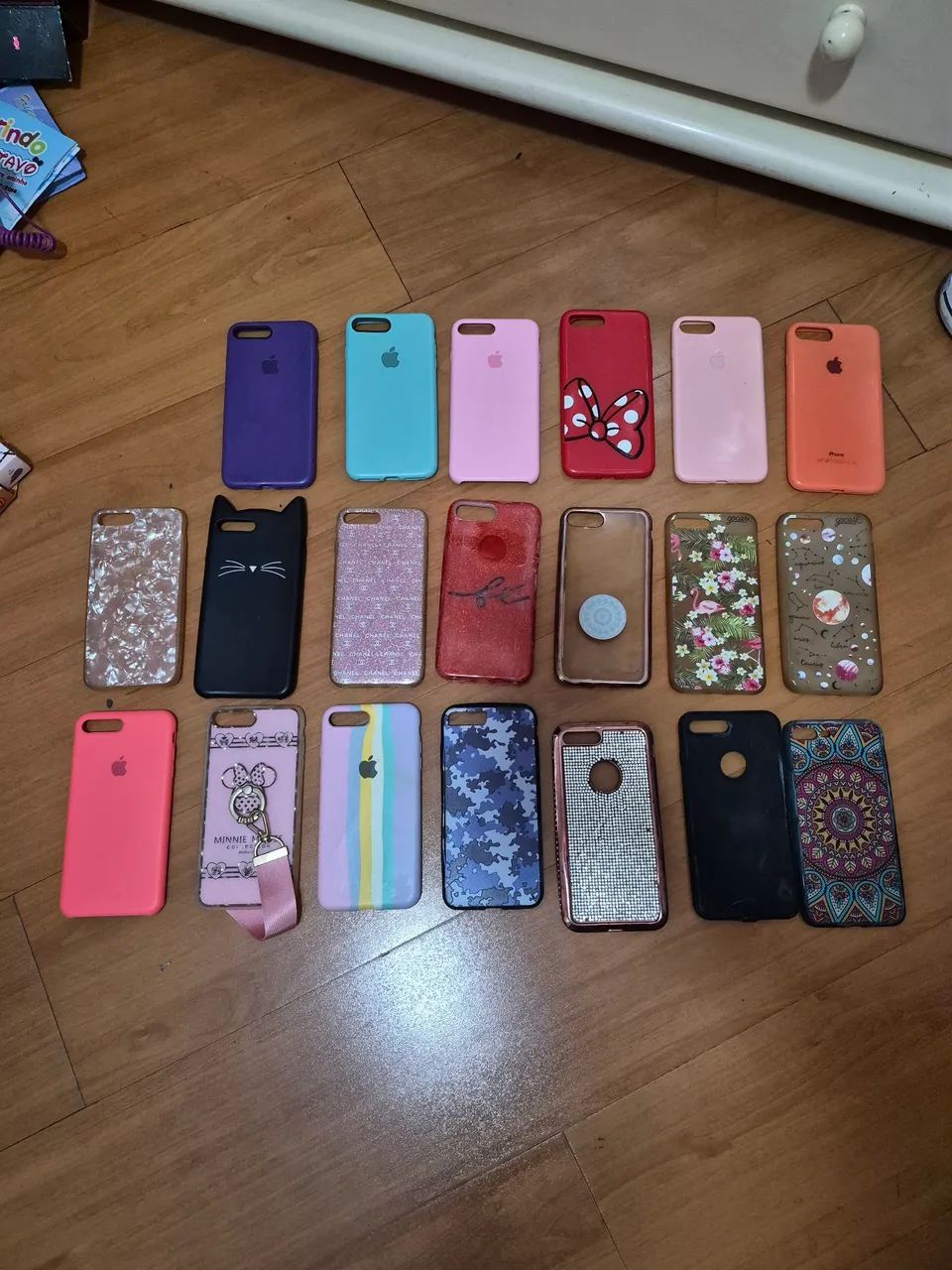 Lote capinhas 7 plus
