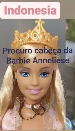 Cabeça de Barbie Anneliese 