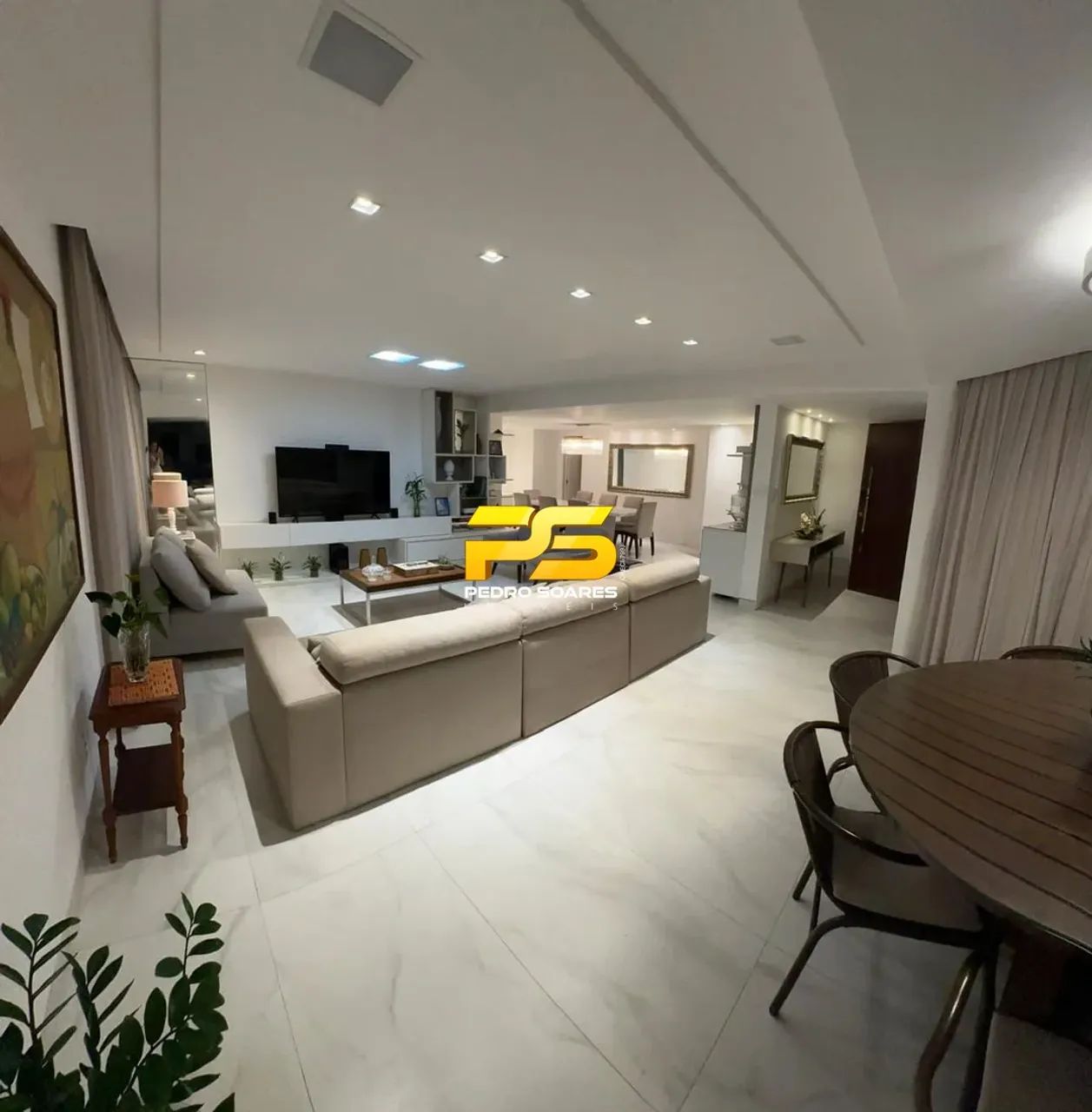 Apartamento Mobiliado Pé na Areia com 3 Suítes  190m² REF: 10 - Foto 4