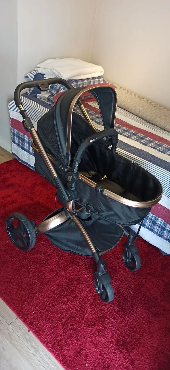 Carrinho Galzerano Vulkan + bebê conforto 