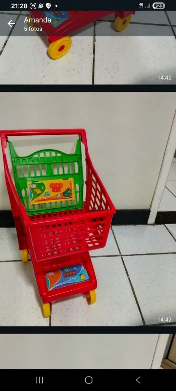 Carrinho de supermercado  - Foto 4