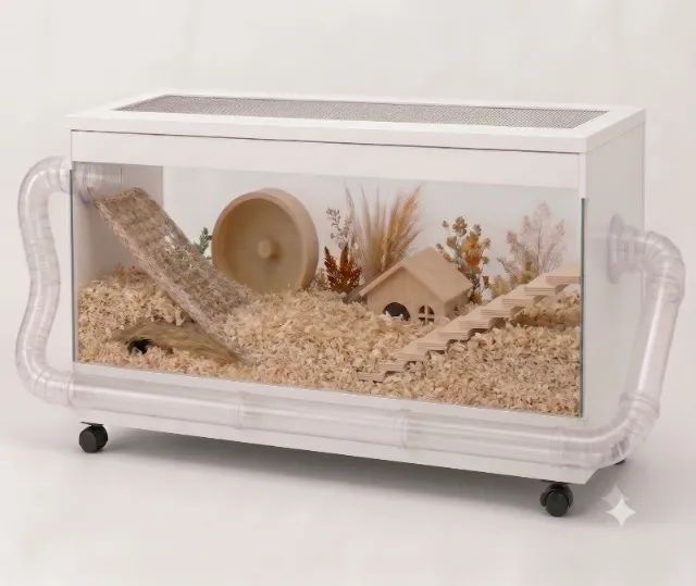 Terrário NOVO para Ramster Hamster de MDF