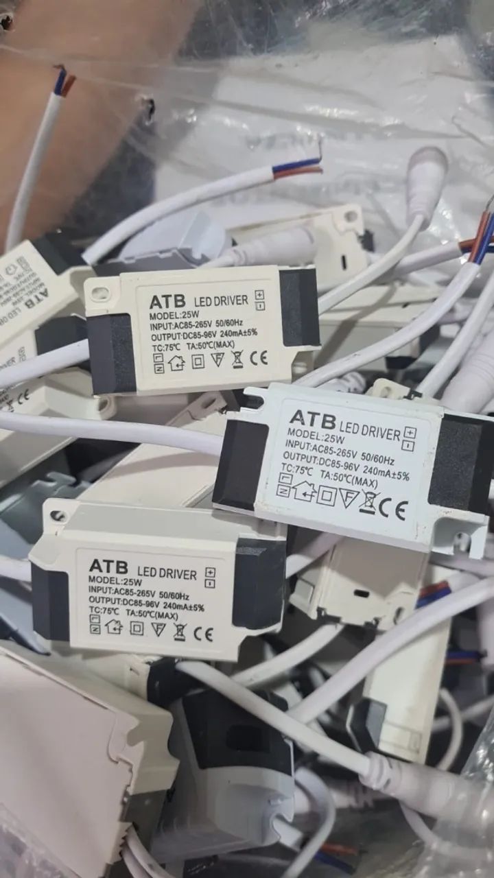 KIT COM 65 DRIVERS PARA PLAFON ATE 25W - Foto 2