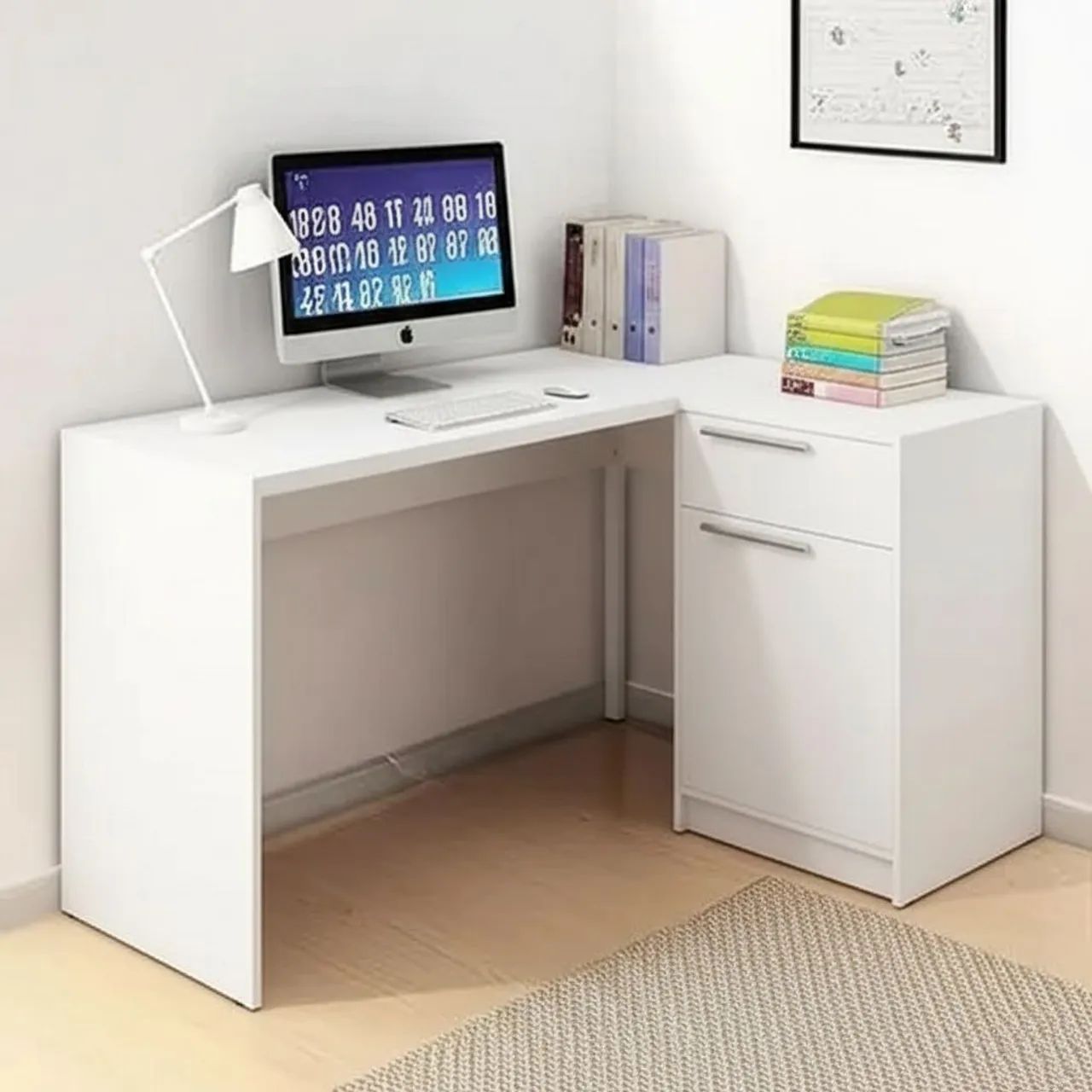Mesa para escritório branca 