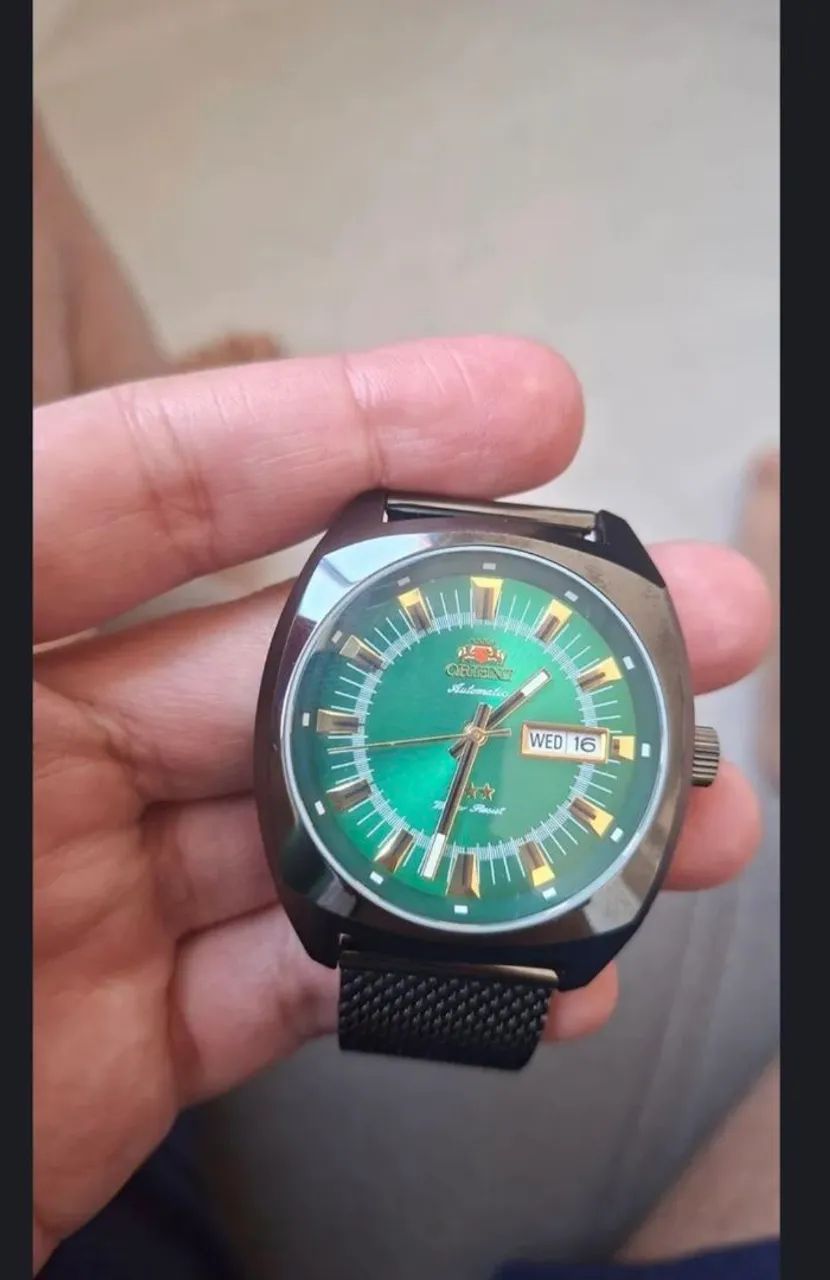 Relógio Orient Verde Automatic - Foto 4