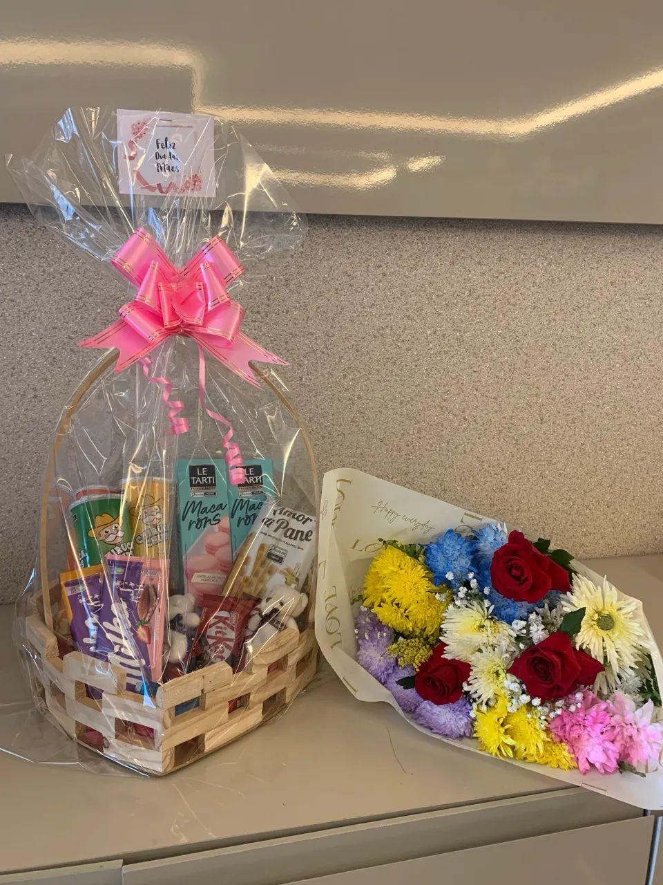 CESTA PARA PRESENTE - ANIVERSÁRIO - CASAMENTO  - Foto 4