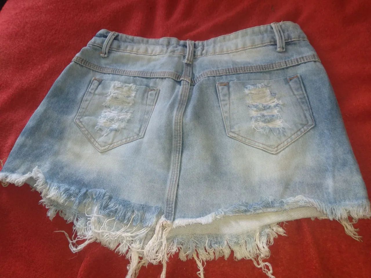 Vendo saia jeans em otimo estado! - Foto 2