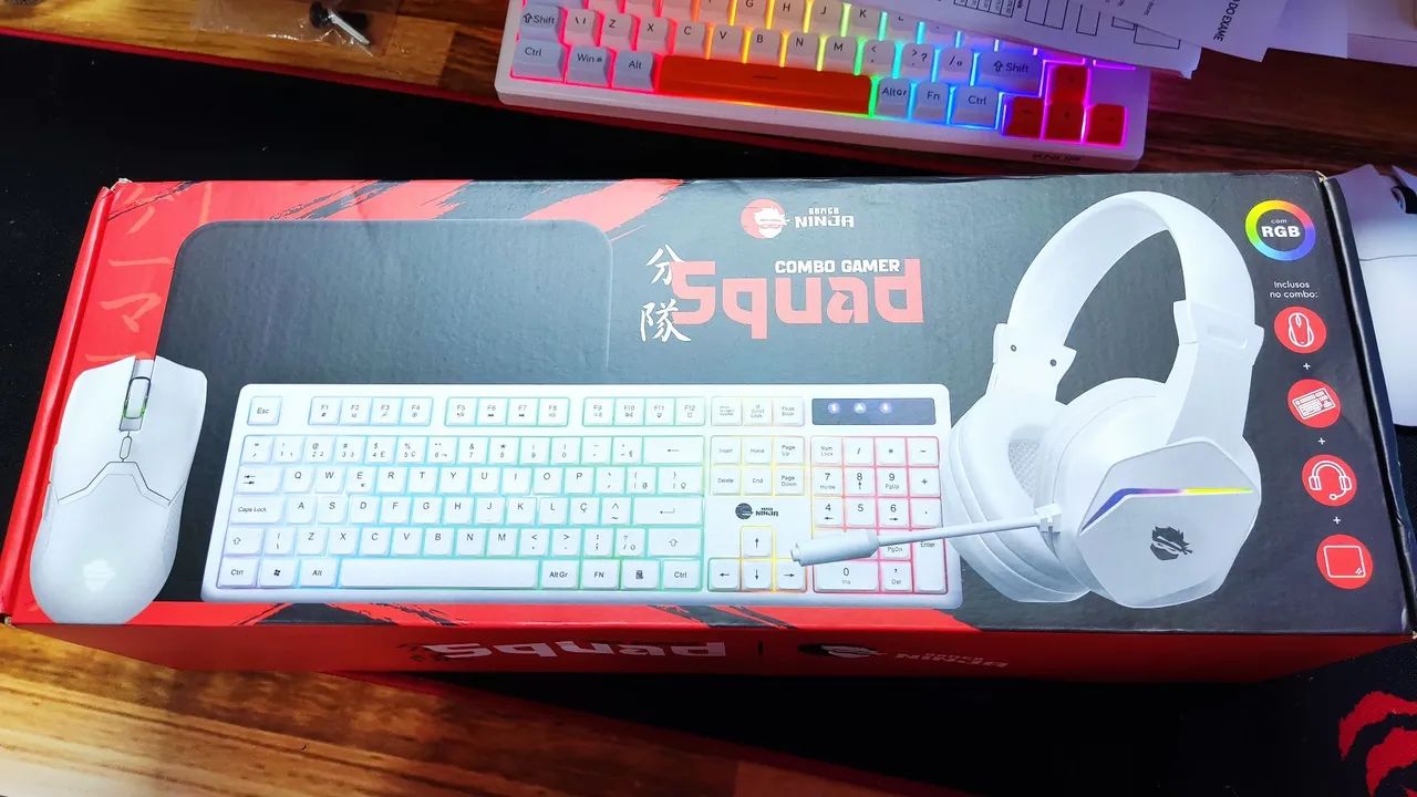 Combo Gamer Ninja Squad 4 em 1