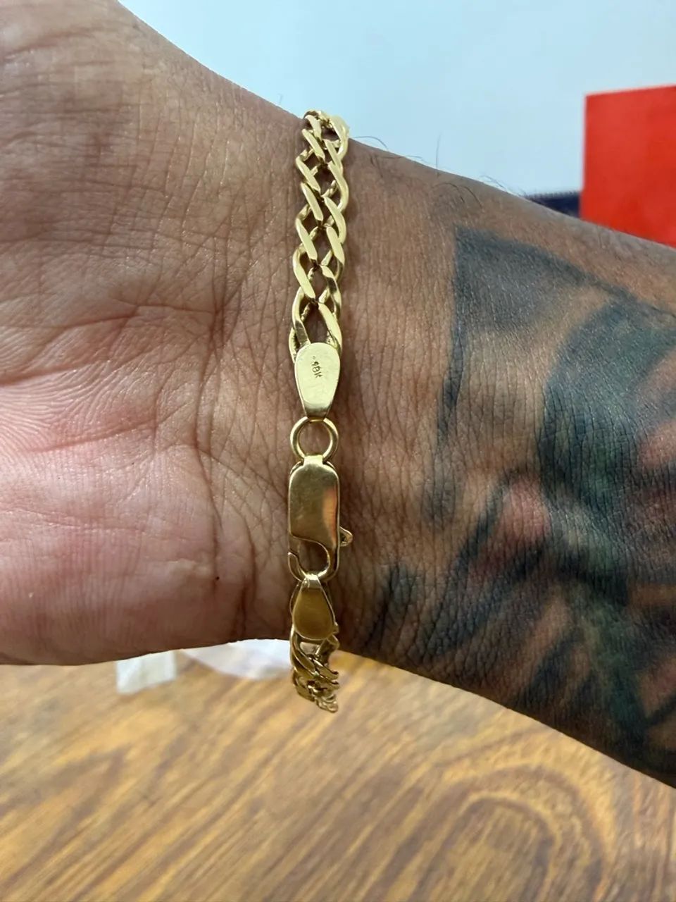Pulseira gourmet de ouro  - Foto 4