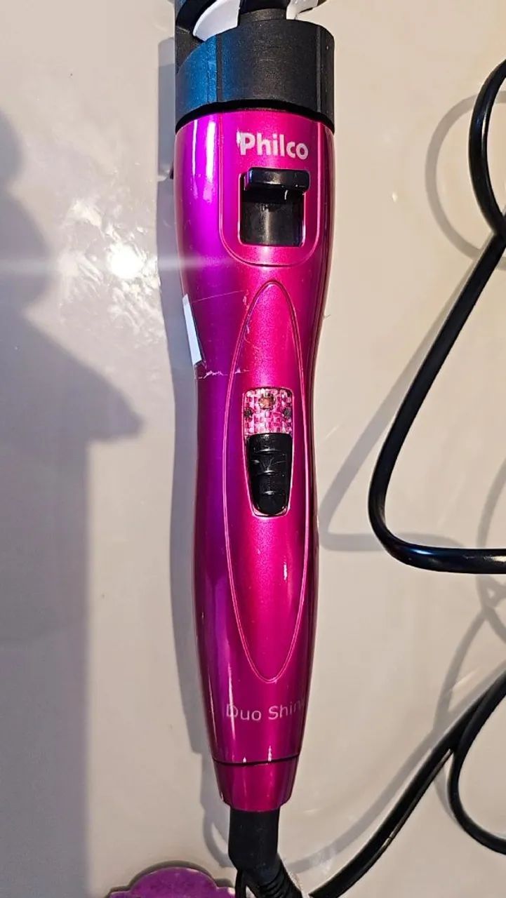 Babyliss cacheador cerâmica duo shine Philco bivolt - Foto 2