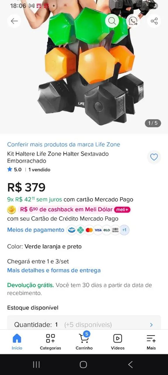 Kit Halteres LIFE ZONE - Foto 3