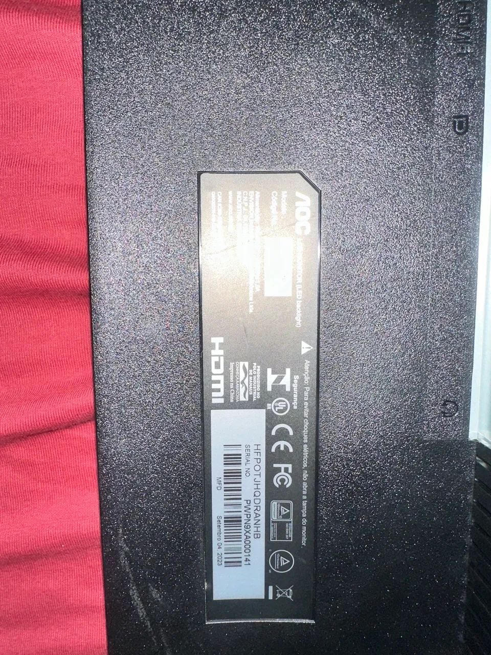 Monitor aoc de 27 polegadas  - Foto 5