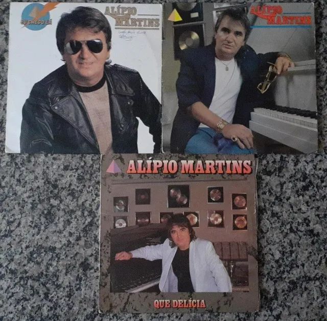 Lps - Alípio Martins - lote com 03 ?iscos de vinil