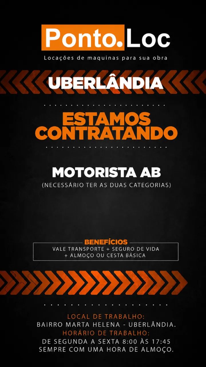 Vaga motorista AB 