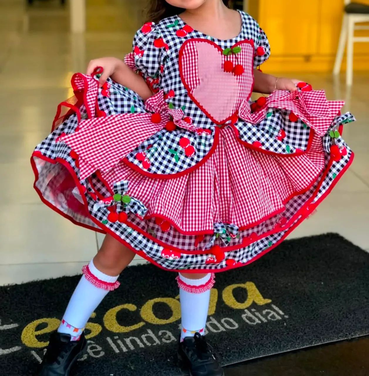 Belíssimo vestido junino 