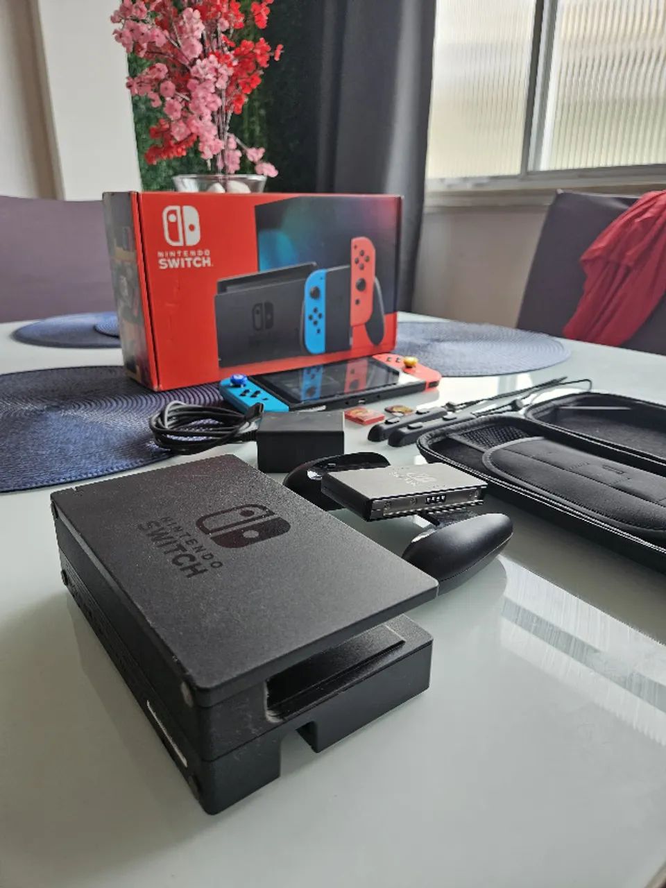 Nintendo Switch + Mig Switch + itens