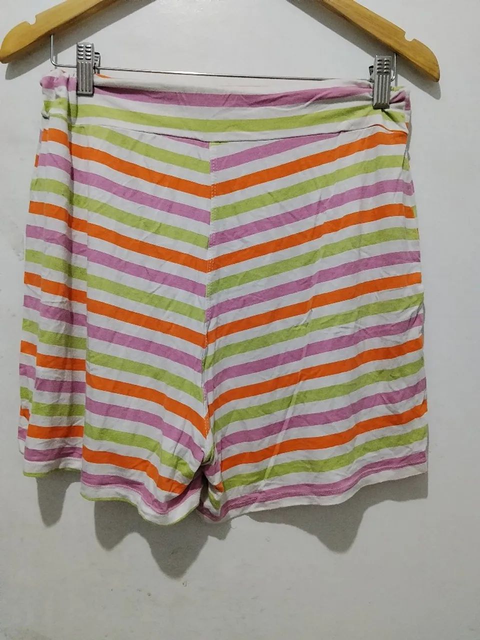 Short Listrado Colorido Feminino - Foto 3