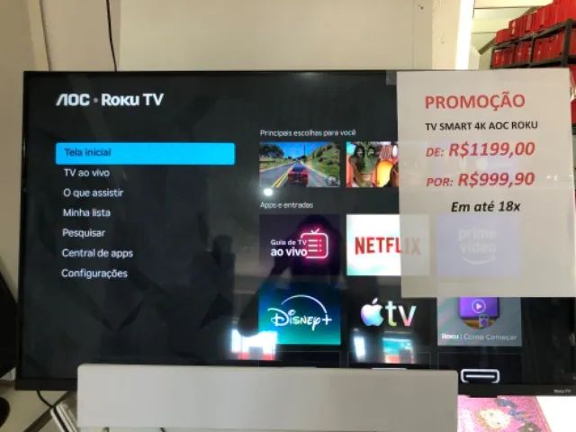 TV SMART 4K AOC ROKU TV - Foto 2