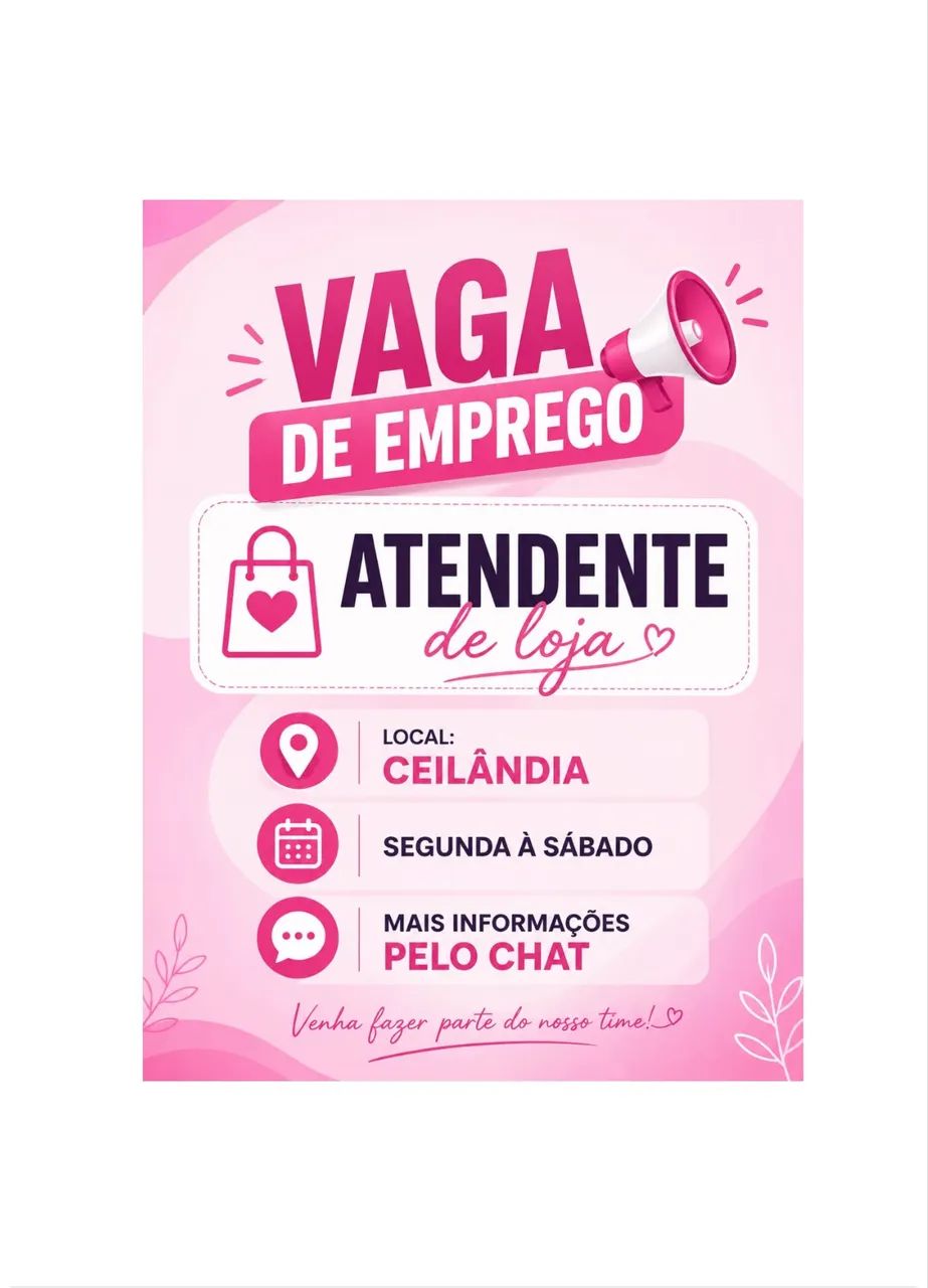 Atendente de vendas