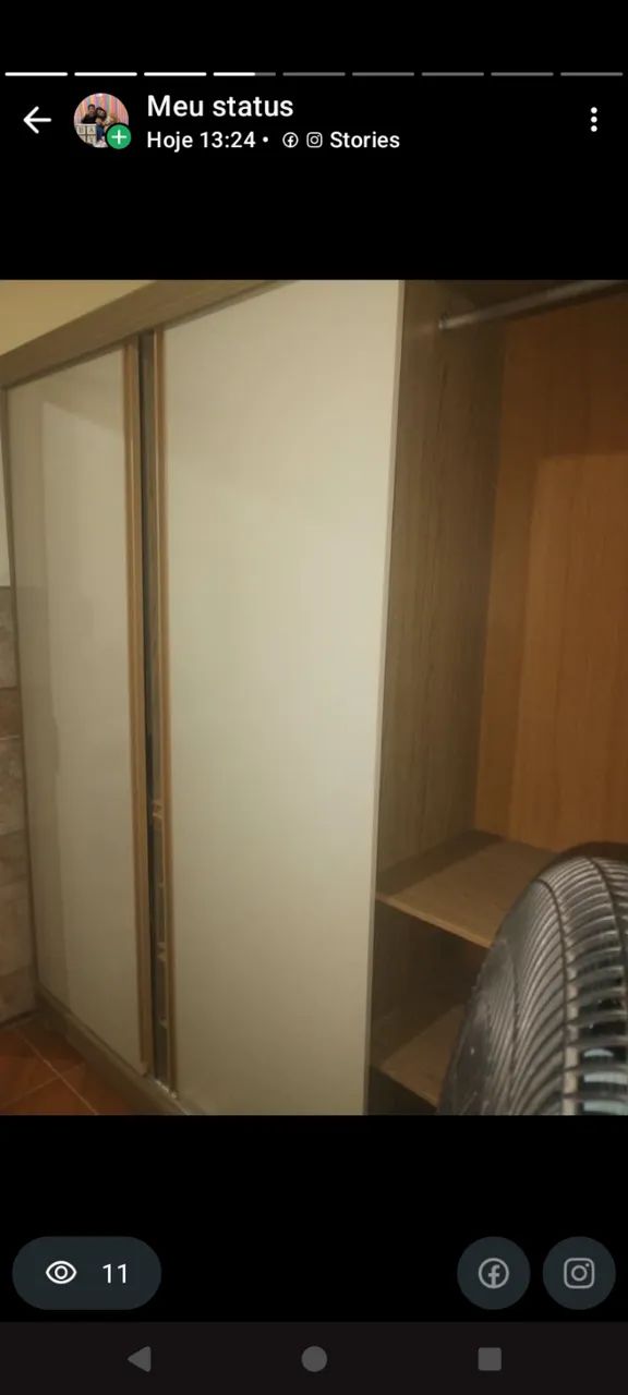 Guardar roupa duas portas de correr
