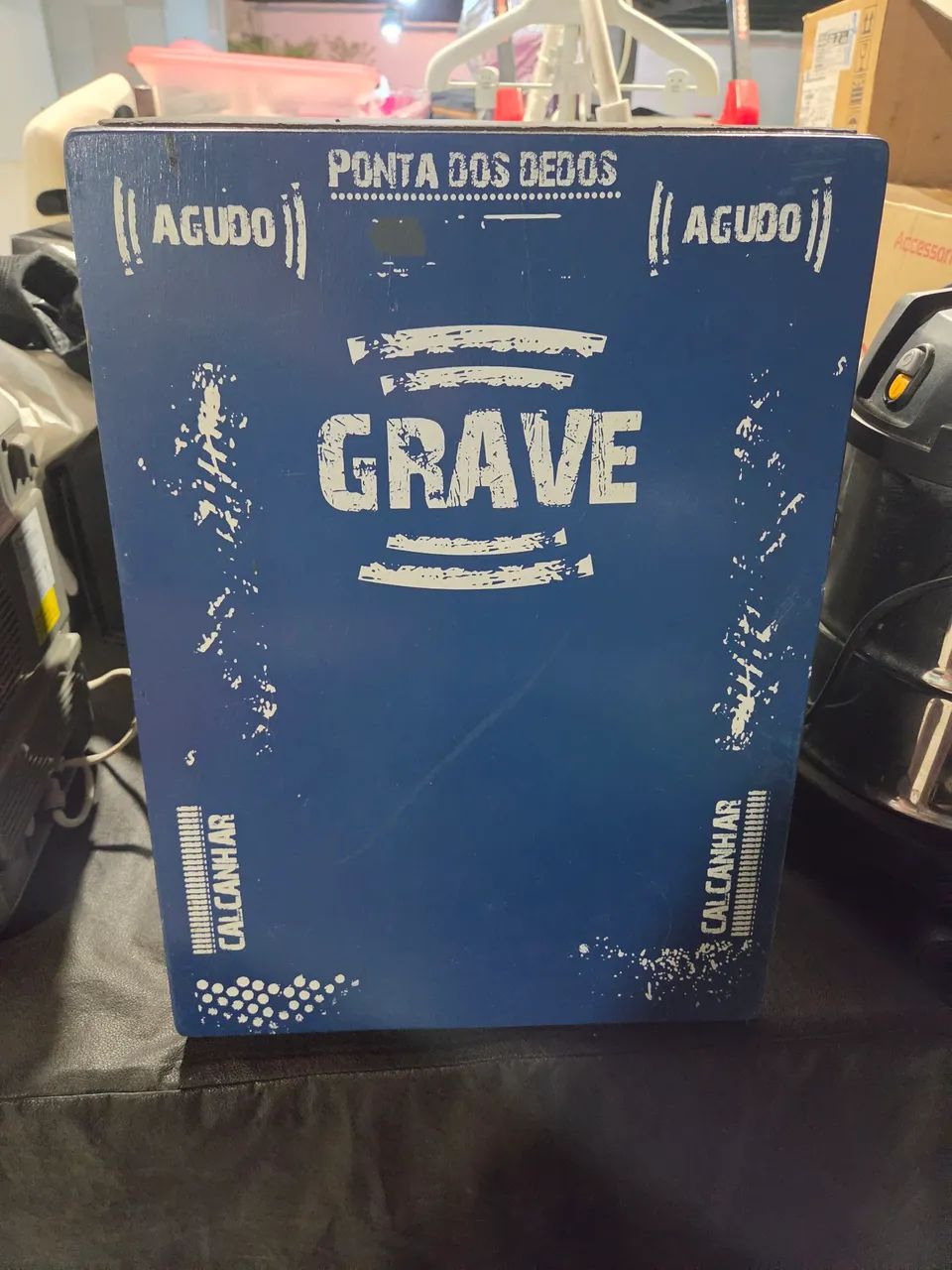 Cajon acustico com capa 