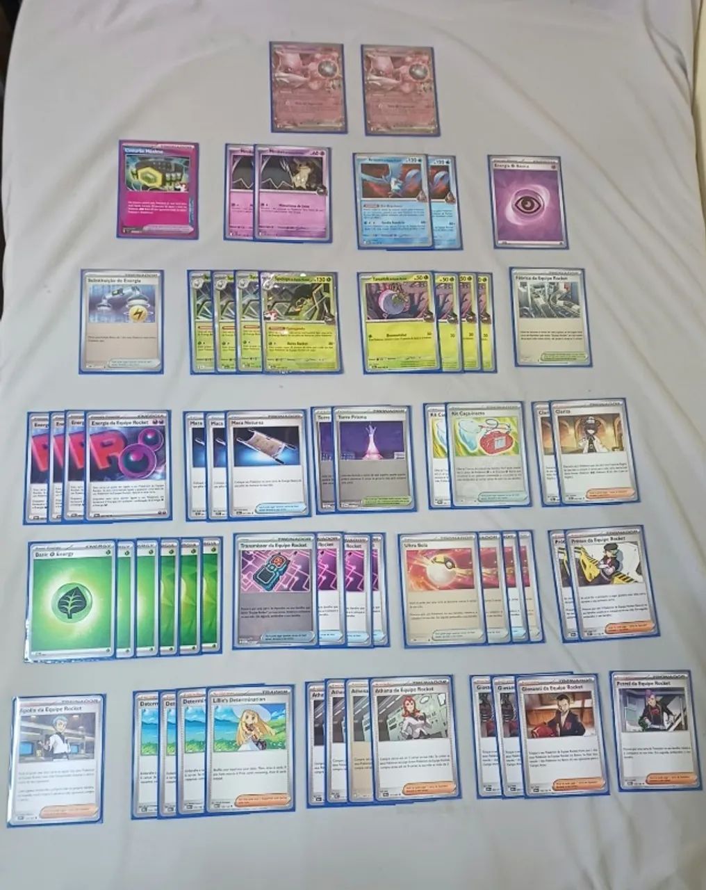 Deck Competitivo do MewTwo da Equipe Rocket