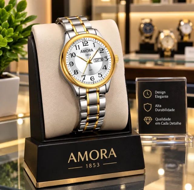 Relógio Feminino Dourado