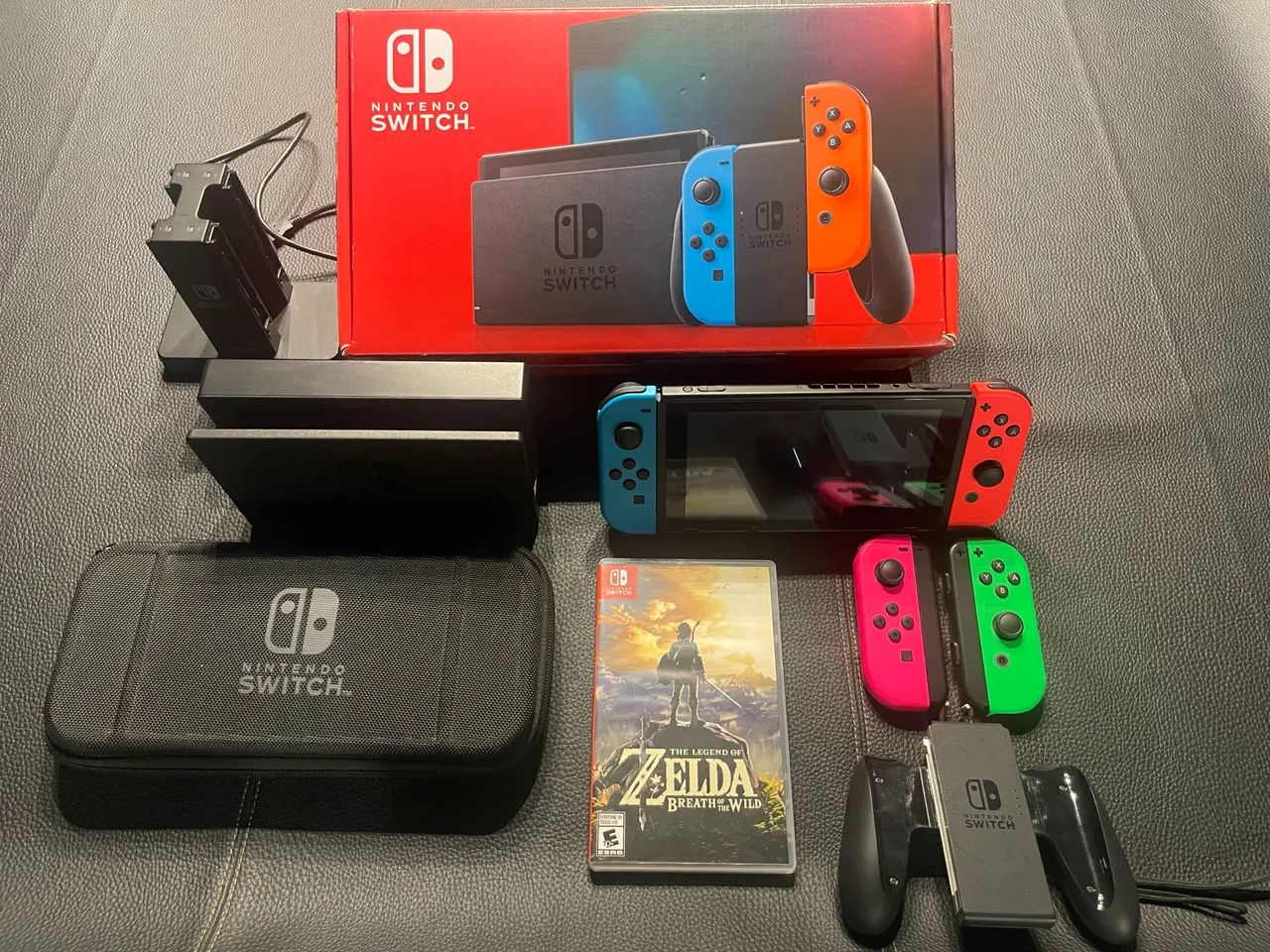 Oportunidade! Nintendo Switch 1 versão 2, excelente estado