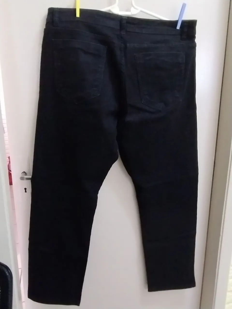 Calca jeans masculina preta  - Foto 4