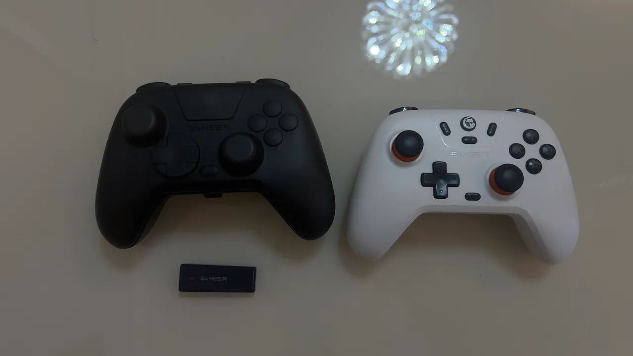 Controle Gamesir Lite branco Switch, pc, android e IOS