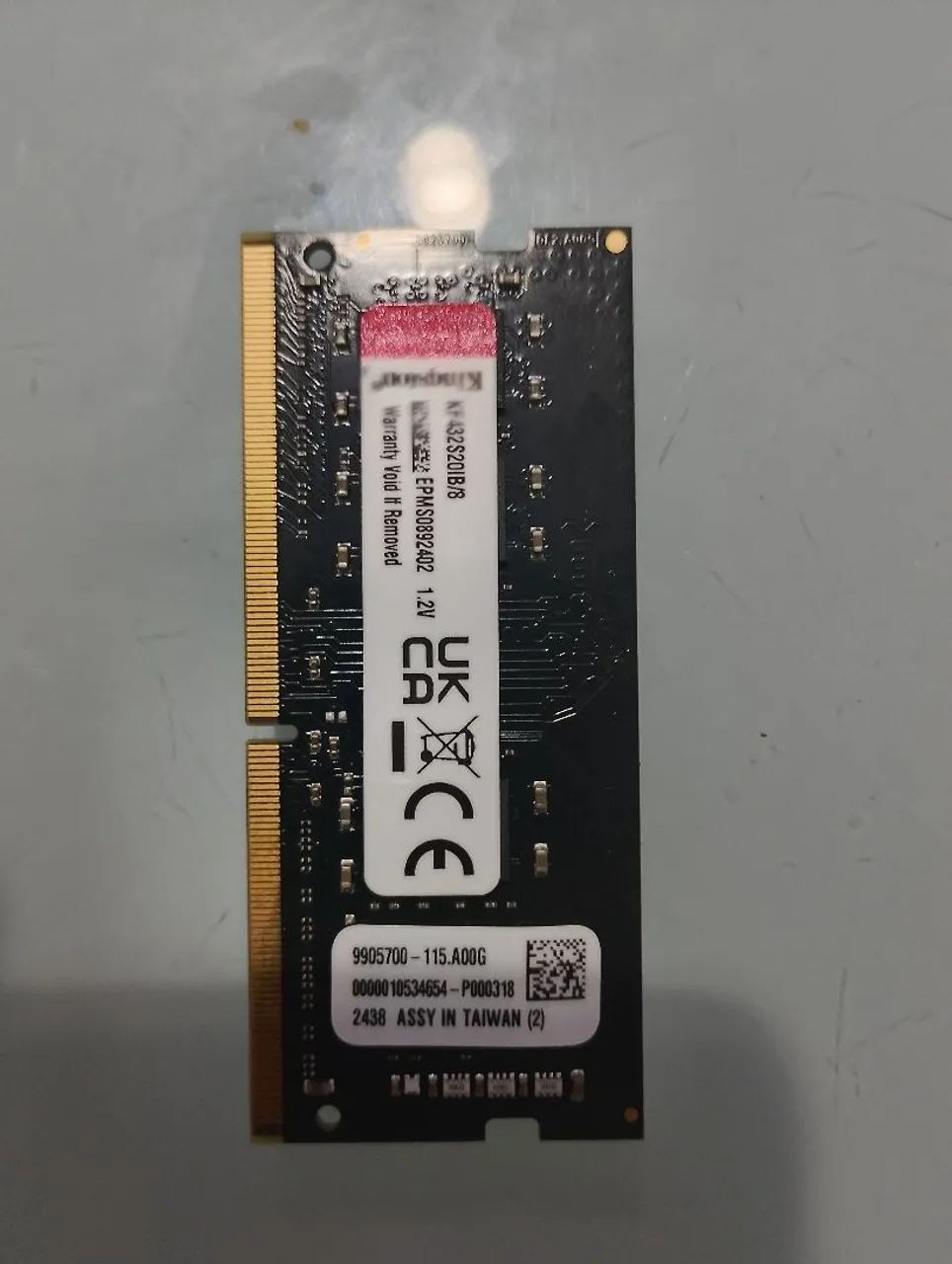Memória  game notebook 8 GB 