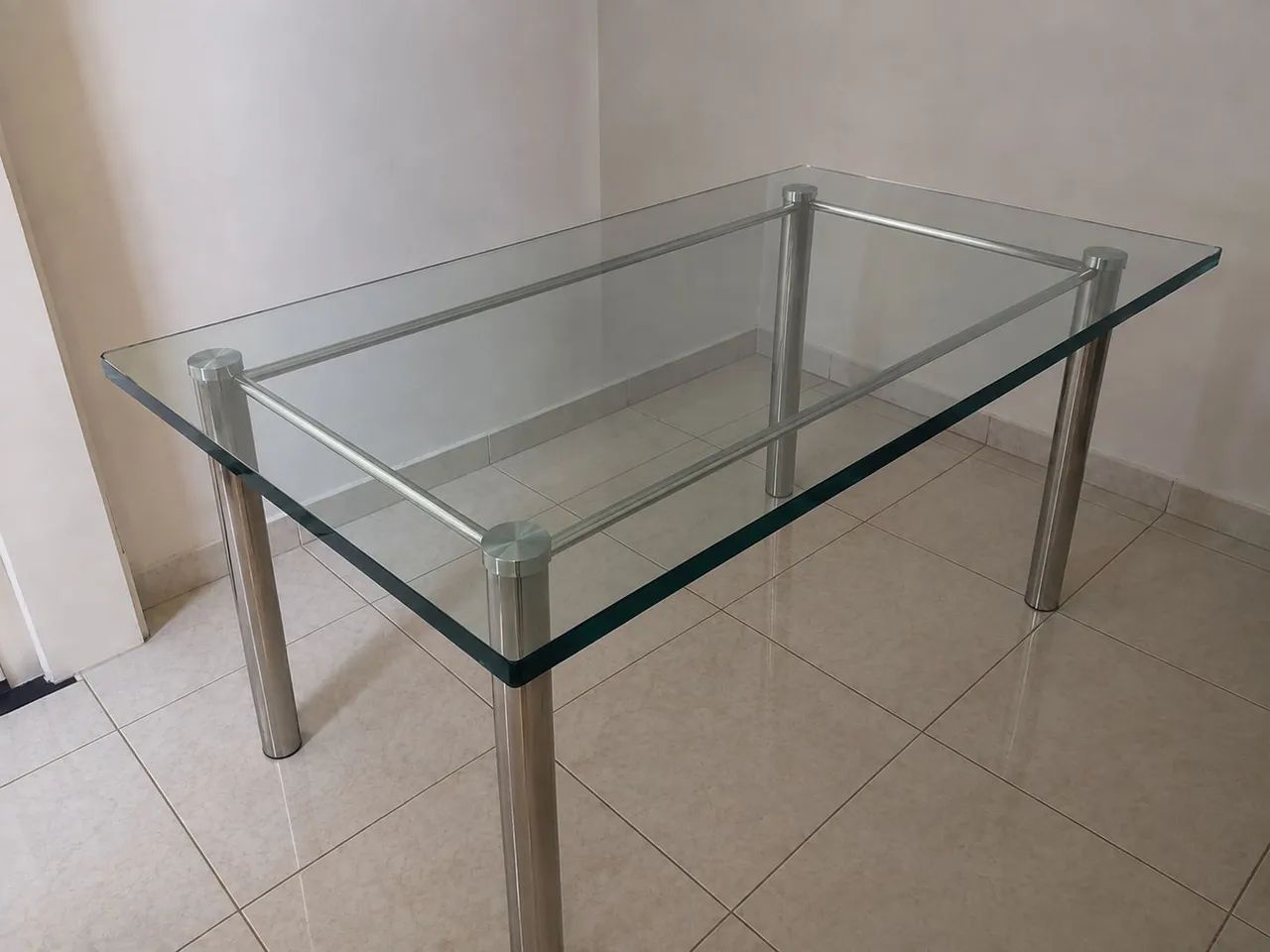 Mesa de vidro grande