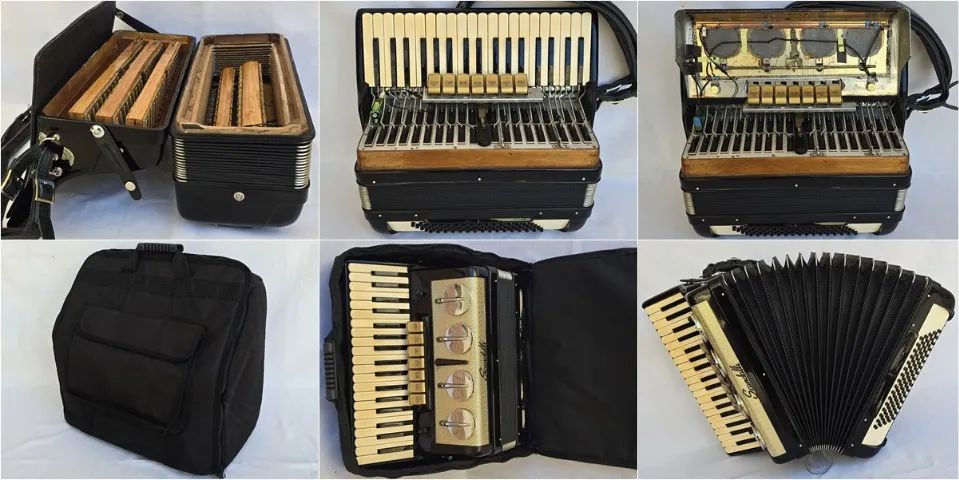 Acordeon 80 Baixos Scandalli "Já Eletrificada" - Foto 5