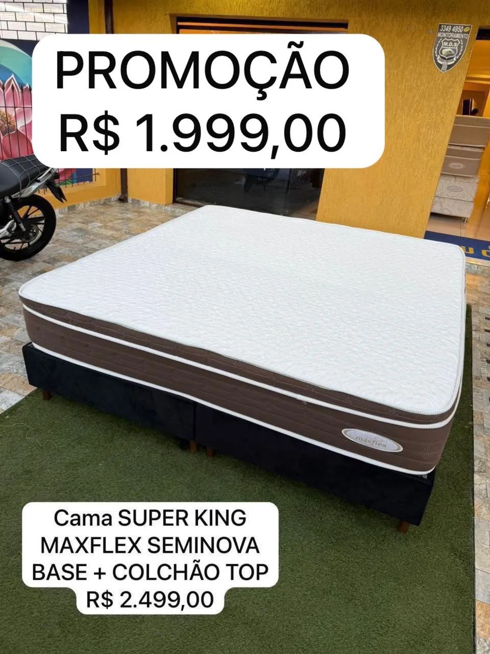 Cama SUPER KING MAXFLEX SEMINOVA - ENTREGAMOS 