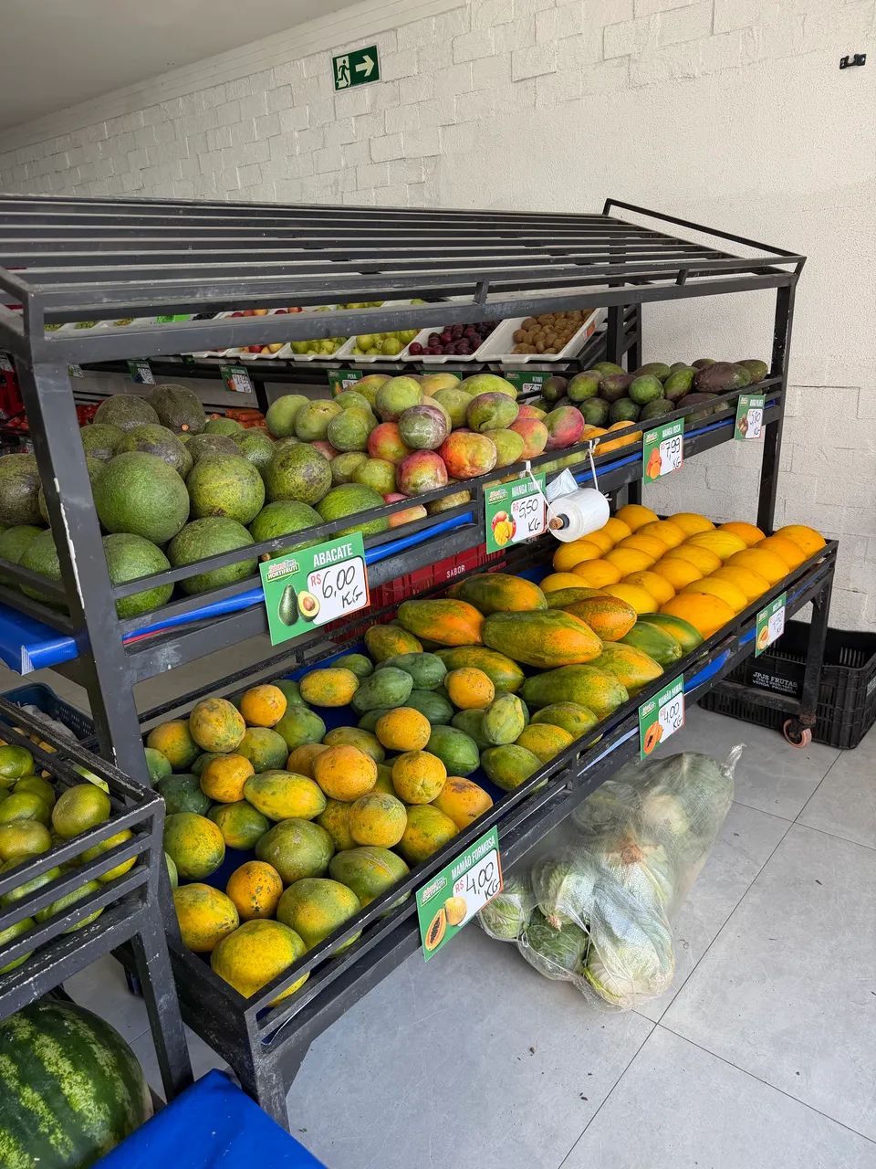 Expositor para hortifruti 