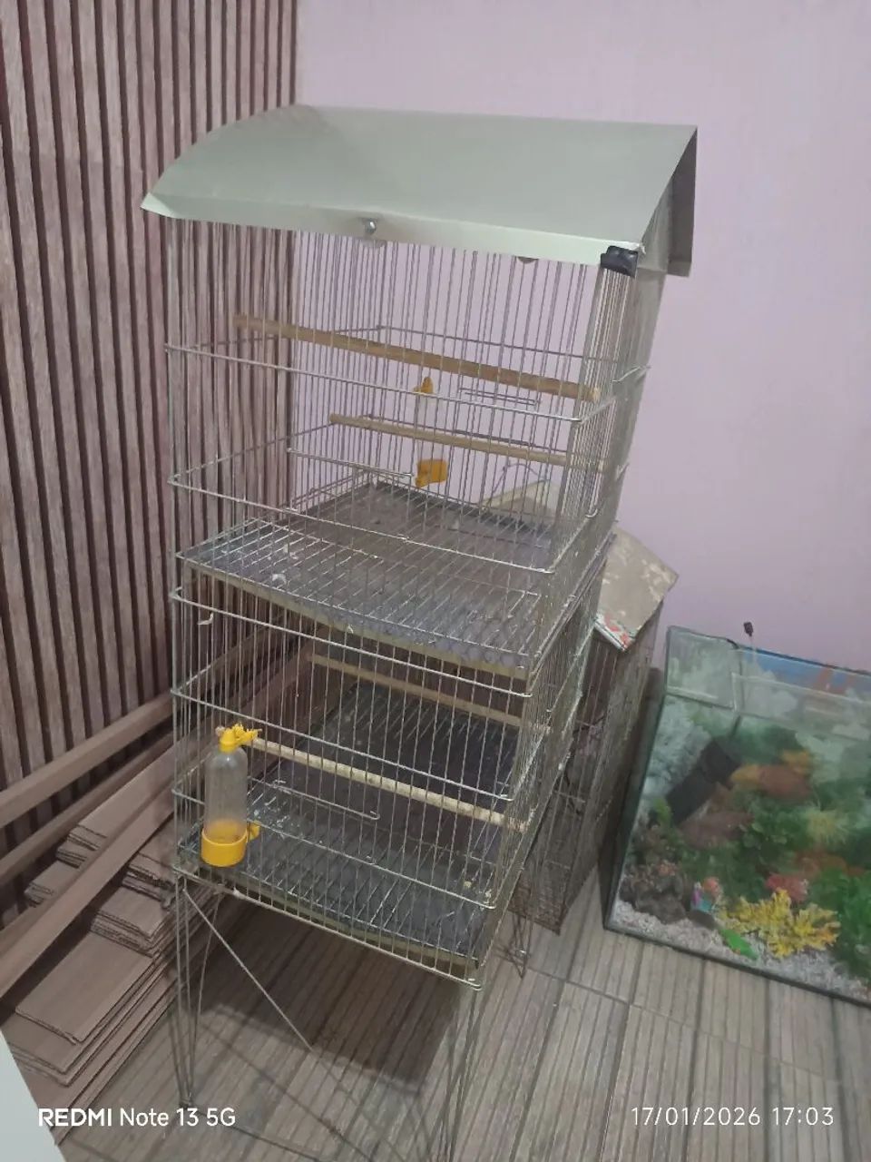 Viveiro duplo para calopsita  - Foto 2