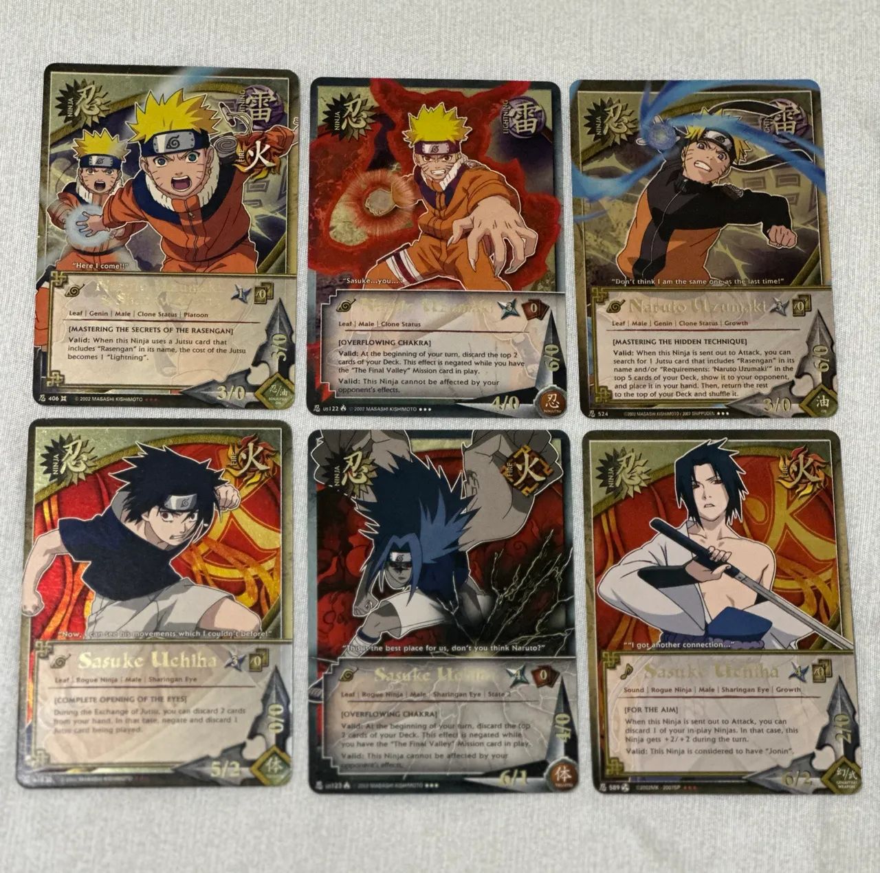 Cards Naruto Ccg - Naruto & Sasuke 