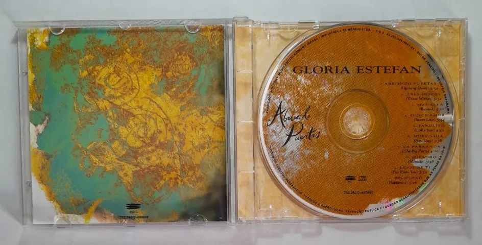 Cd Gloria Estefan, Abriendo Puertas. Seminovo, mídia intacta! - Foto 3
