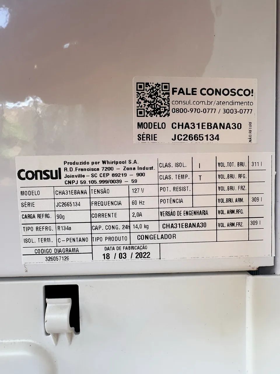 Freezer e Geladeira cônsul  - Foto 3