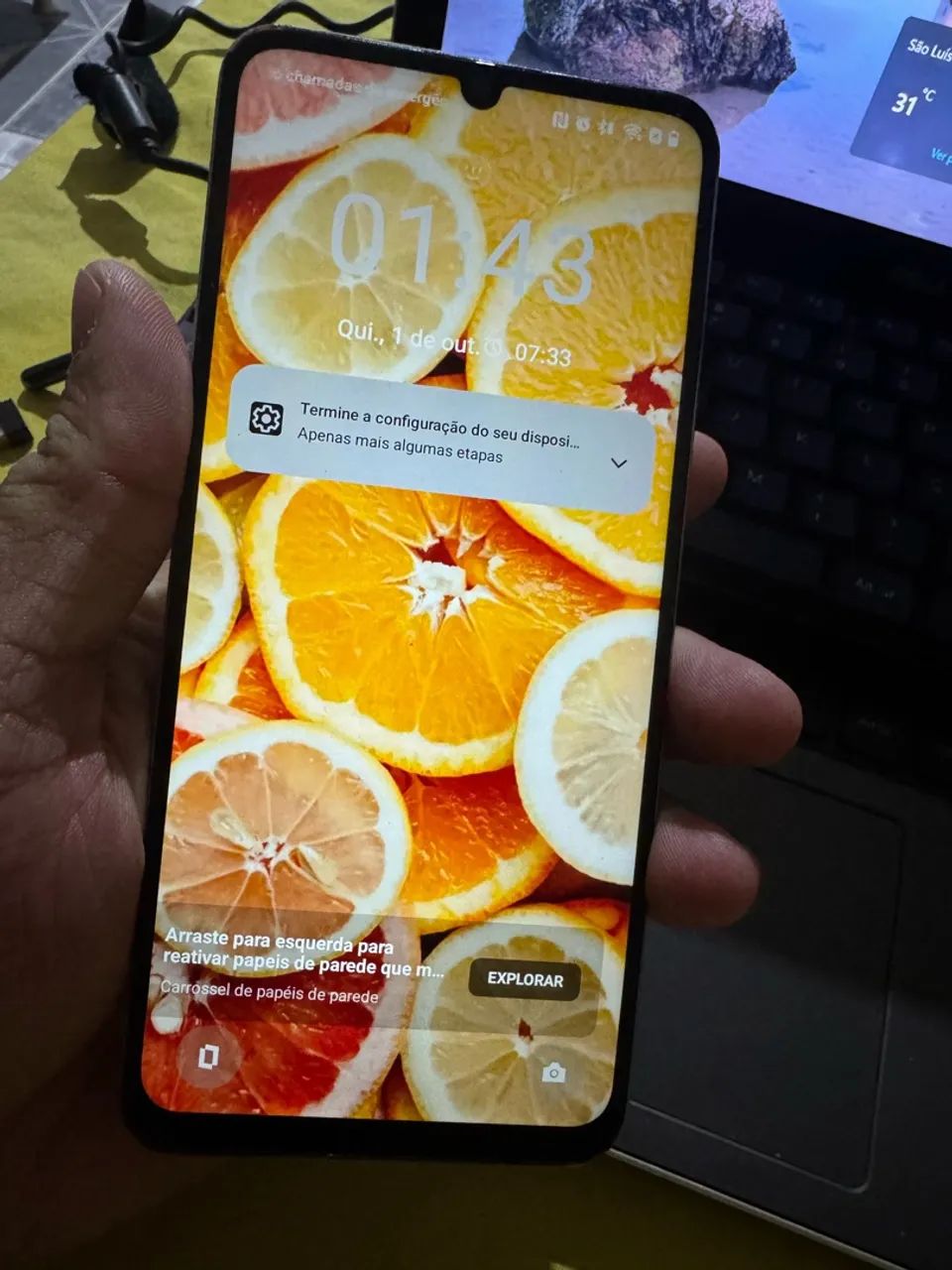 Realme c61 semi novo - Foto 4
