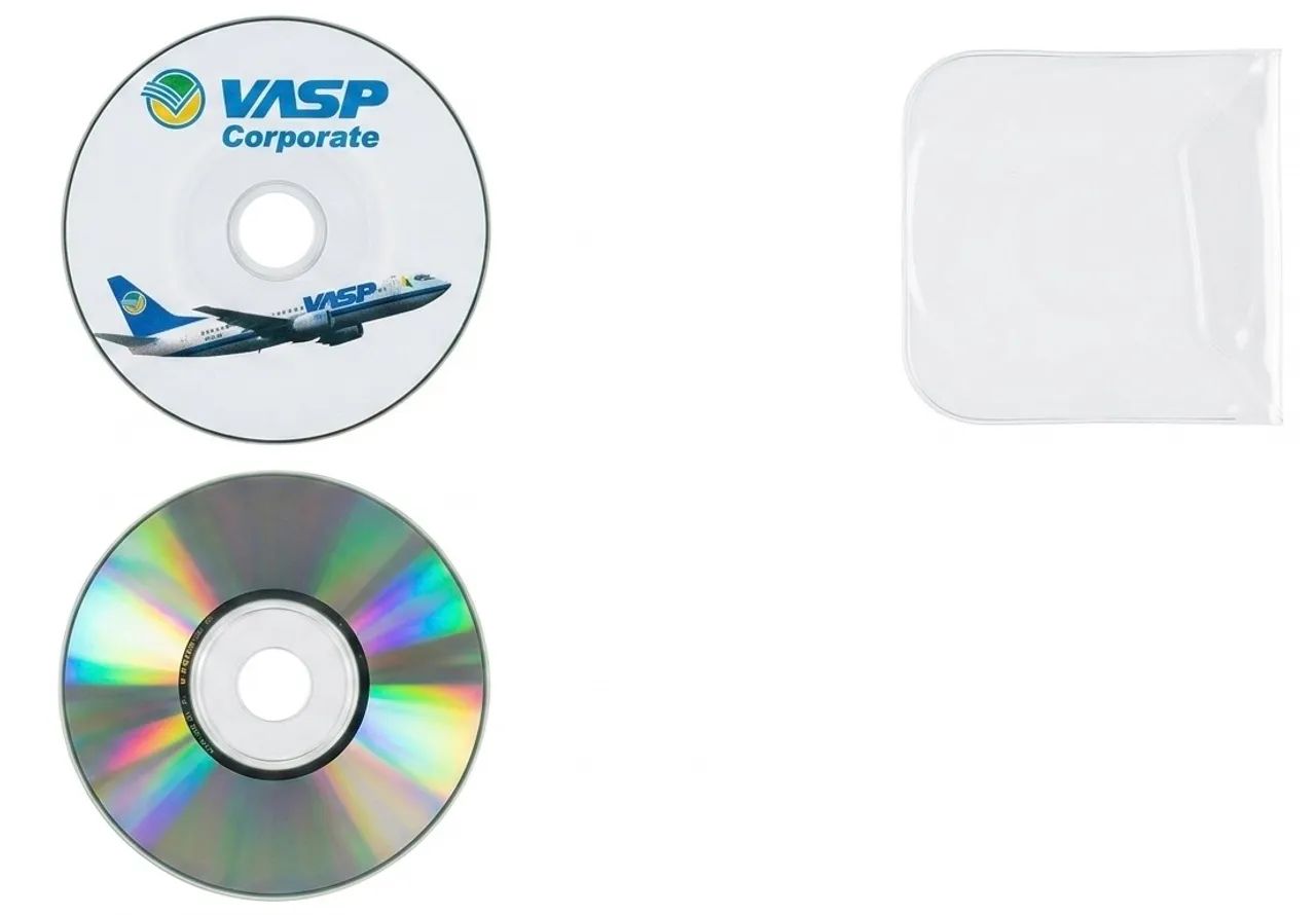 Mini CD VASP Corporate - Item de Acervo - Raridade Absoluta - Foto 2