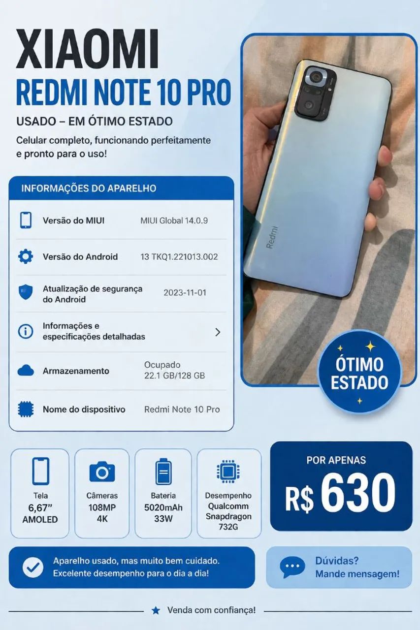 Redmi Note 10 pro 5g 