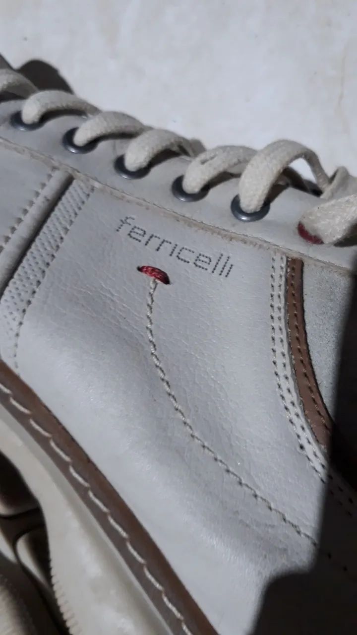 Tênis Ferricelli Couro Original 41/42 - Foto 3